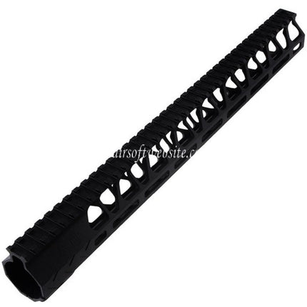 BAD Workhorse CNC Aluminum 15 Zoll Free Float M-LOK Handschutz schienen system Geeignet für VFC AR M4 Serie GBB Gewehre Airsoft Schwarz