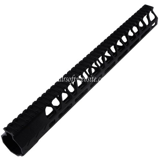 BAD Workhorse CNC Aluminum 15 Zoll Free Float M-LOK Handschutz schienen system Geeignet für VFC AR M4 Serie GBB Gewehre Airsoft Schwarz