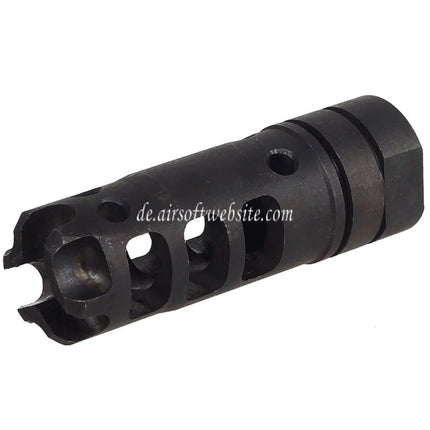 5KU 65mm Dragon DGN556B Stil Mündungsfeuerdämpfer Geeignet für -14mm CCW Gegen den Uhrzeigersinn Lauf Gewehre Airsoft Schwarz