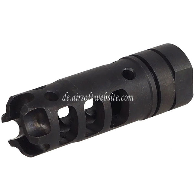 5KU 65mm Dragon DGN556B Stil Mündungsfeuerdämpfer Geeignet für -14mm CCW Gegen den Uhrzeigersinn Lauf Gewehre Airsoft Schwarz