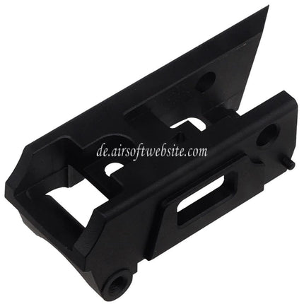 5KU CNC Aluminium verstärktes Abzugsgehäuse geeignet für Action Army AAP01 Serie GBB Pistolen Airsoft Schwarz