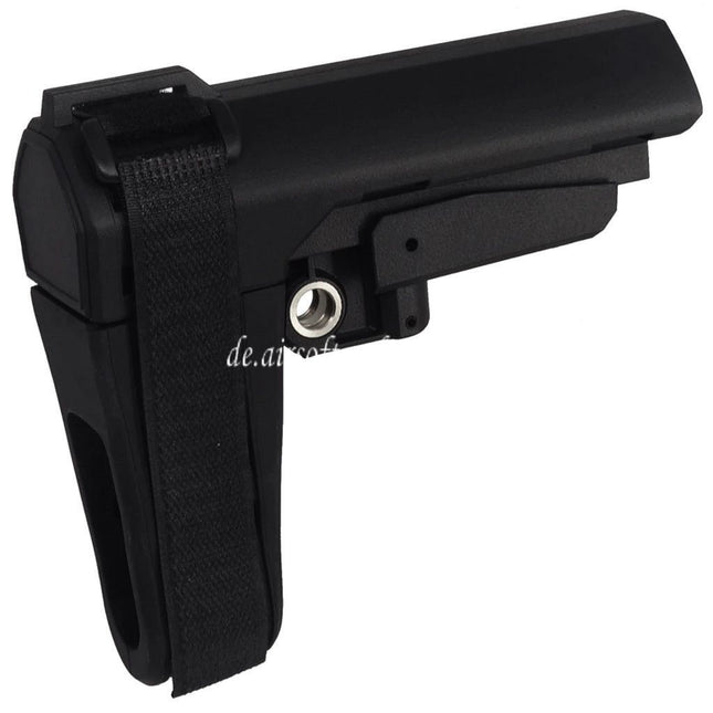 CYMA SB Stabilizing Brace Schaft geeignet für M4 M16 Serie AEG Gewehre Airsoft Schwarz