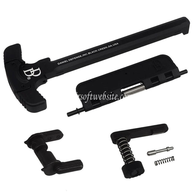 CYMA CGS Daniel Defense CNC Verbesserte Kombination Set Empfänger Parts geeignet für CYMA CGS M4 Serie GBB Gewehre Airsoft Schwarz
