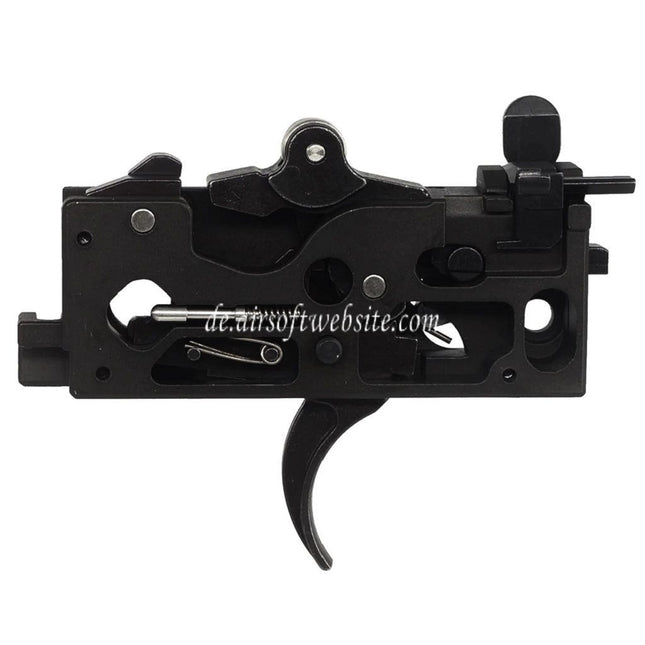 CYMA CGS Einstellbarer verbesserter Lichtauslöser Komplette Auslöserbox geeignet für CYMA CGS M4 Serie GBB Gewehre Airsoft Schwarz