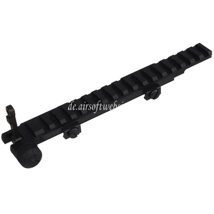 CYMA CGS KAC Stil 556 Aufklappbares Visier Erweitert oberen Schiene Zielfernrohrmontage Set geeignet für 20mm Picatinny Schiene