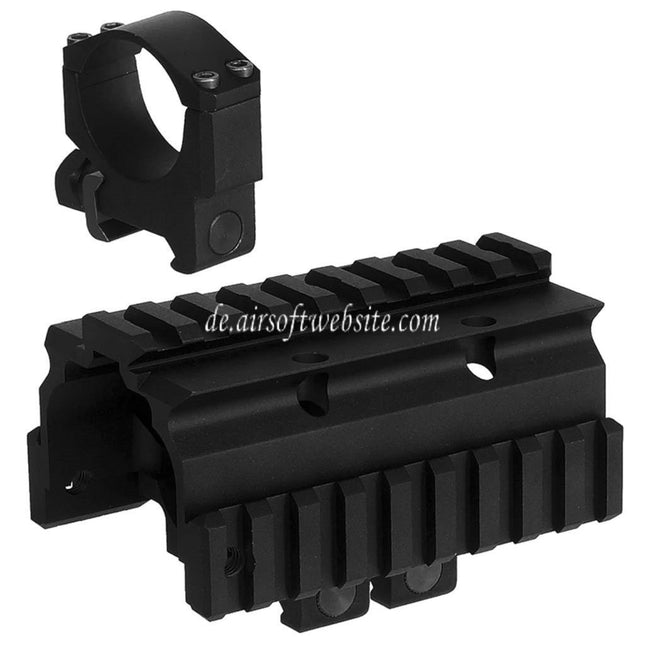 CYMA CGS KXC Stil NADS Montage Obere Seitenschiene mit 30mm Zielfernrohrring Geeignet für 20mm Picatinny Schiene