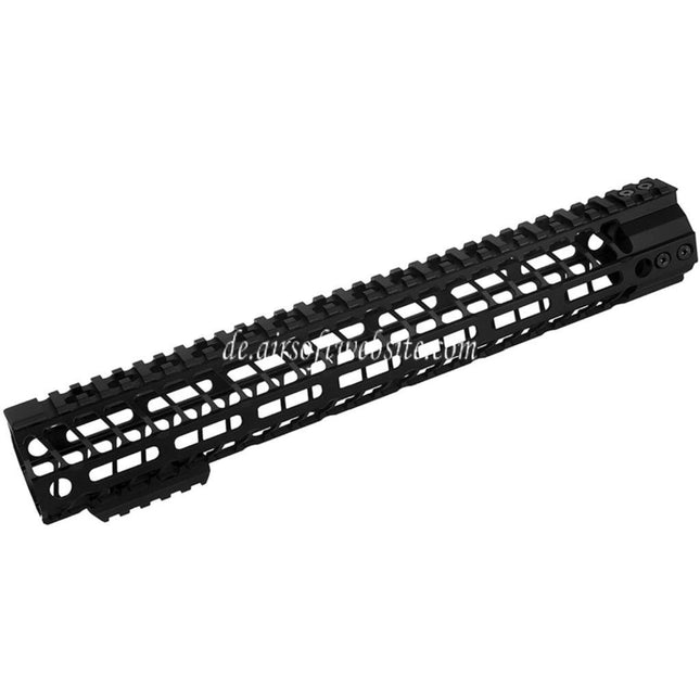 CYMA 13.5 Zoll M-LOK RAS Handschutz Schienen System geeignet für CYMA VFC GHK Tokyo Marui M4 M16 Serie AEG Gewehre Airsoft Schwarz