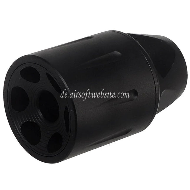 CYMA Synergy Linear Hybrid Comp Mündungsbremse Feuerdämpfer -14mm CCW Gewinde gegen den Uhrzeigersinn