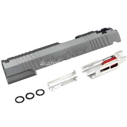 5KU CNC Aluminum Infinity Schlitten Set Geeignet für Tokyo Marui Hi-Capa 5.1 1911 Serie GBB Pistolen Airsoft