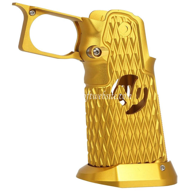 5KU CNC Aluminum Grip Typ-6 geeignet für Tokyo Marui Hi-Capa 5.1 4.3 Serie GBB Pistolen Airsoft