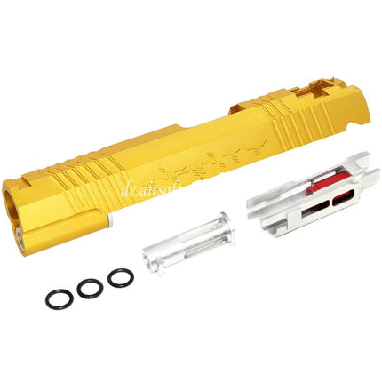 5KU CNC Aluminum Infinity Schlitten Set Geeignet für Tokyo Marui Hi-Capa 5.1 1911 Serie GBB Pistolen Airsoft