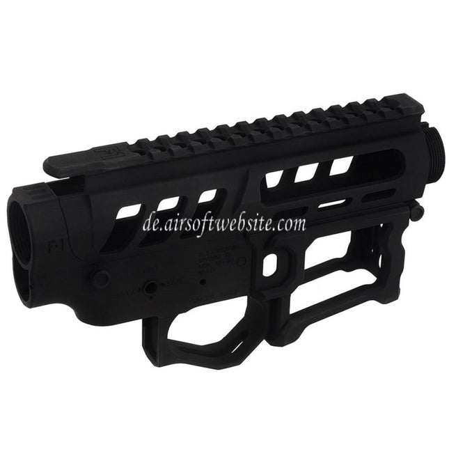 APS UDR-15-3G Metallgehäuse Oberer Unterer Empfänger Geeignet für EMG F1 Firearms APS M4 M16 Serie AEG Gewehre Airsoft Schwarz