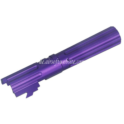 5KU 4.3 Zoll CNC Aluminium Außenlauf +11mm CW Im Uhrzeigersinn Geeignet für Armorer Works AW WE-TECH Tokyo Marui Hi-Capa 4.3 Serie GBB Pistolen Airsoft