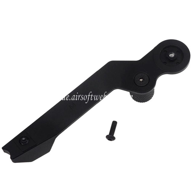 5KU CNC Aluminum Verlängerter Hebel Feuerwahlschalter Geeignet für Tokyo Marui AKM AKX AK Serie GBB Gewehre Airsoft Schwarz