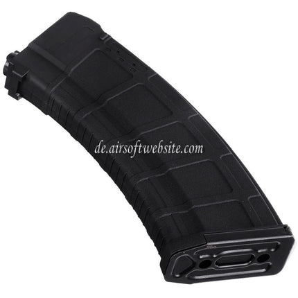 E&L 30rd/120rd Variable-Cap Magazin Geeignet für E&L QBZ-191 T191 DPS HPA / CO2 GBB Gewehre Airsoft Schwarz