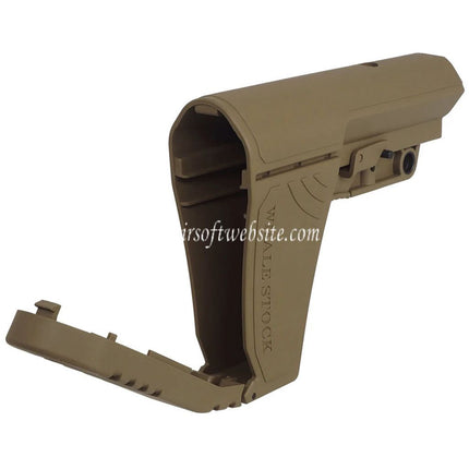 CYMA Großes Staufach Lange Version WHALE Verstellbarer Schaft Geeignet für M4 M16 Serie AEG Gewehre Airsoft