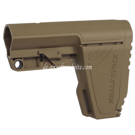 CYMA Großes Staufach Kurz Version WHALE Verstellbarer Schaft Geeignet für M4 M16 Serie AEG Gewehre Airsoft