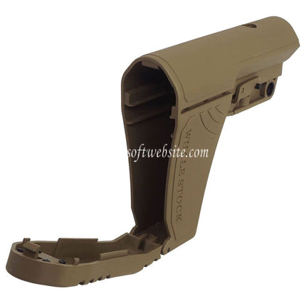 CYMA Großes Staufach Kurz Version WHALE Verstellbarer Schaft Geeignet für M4 M16 Serie AEG Gewehre Airsoft