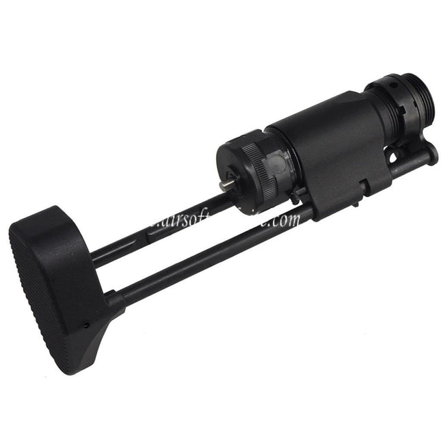 CYMA HK416C Stil Kompaktkarabiner Einziehbarer Schaft Geeignet für CYMA CGS Tokyo Marui M4 Serie MWS GBB Gewehre Airsoft Schwarz