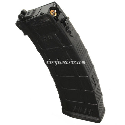 WELL PRO 24rd Polymer PMAG Gas Magazin Geeignet für Well / WE G74A AK74 Serie GBB Gewehre Airsoft Schwarz