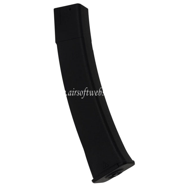 WELL PRO 30/80rd Polymer Mid-Cap Magazin Geeignet für WE06 PPK-20 Serie SMG AEG Gewehre Airsoft Schwarz