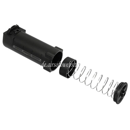 WELL PRO 1200rd Polymer Magazin Geeignet für WE23 Serie AEG Minigun Airsoft Schwarz