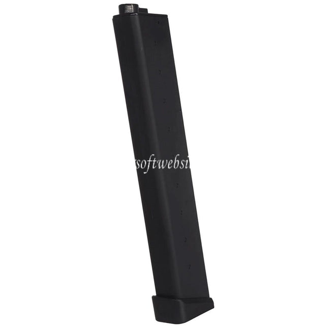 WELL PRO 100rd Polymer Mid-Cap Magazin Geeignet für WE01A ARP9 Serie AEG Gewehre Airsoft Schwarz