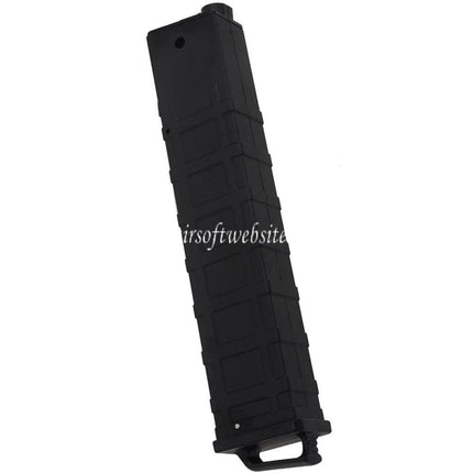 WELL PRO 90rd Mid-Cap Magazin Geeignet für WELL PRO / Classic Army / CYMA / G&P / Golden Eagle / JG / SRC / Tokyo Marui MP5 Serie AEG Gewehre Airsoft Schwarz