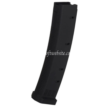 WELL PRO 100rd Polymer Mid-Cap Magazin Geeignet für WE05 Serie AEG Gewehre Airsoft Schwarz