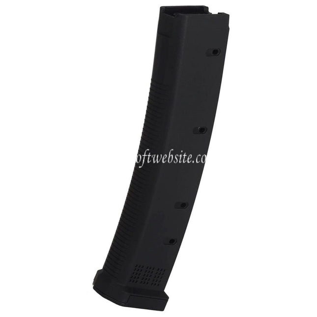 WELL PRO 100rd Polymer Mid-Cap Magazin Geeignet für WE05 Serie AEG Gewehre Airsoft Schwarz