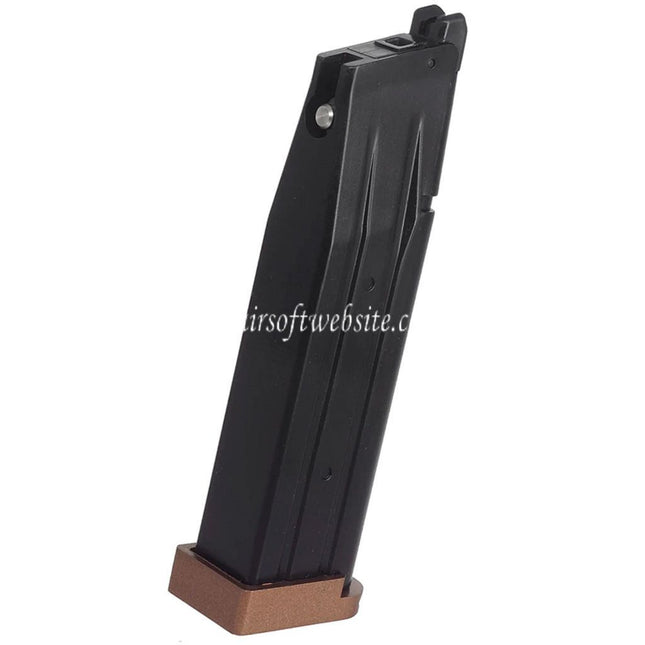 ARMY ARMAMENT 30rd Gas Magazin R615 TTI Sand Viper Geeignet für Hi-Capa Serie GBB Pistolen Airsoft Tan Base