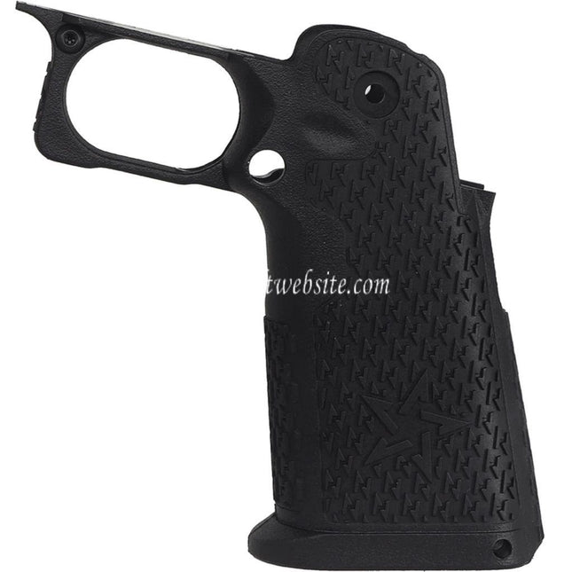 ARMY ARMAMENT Volle Größe Geriffelter Griff Geeignet für R611 R612 R613 R615 2011 Staccato P Hi-Capa Serie GBB Pistolen Schwarz