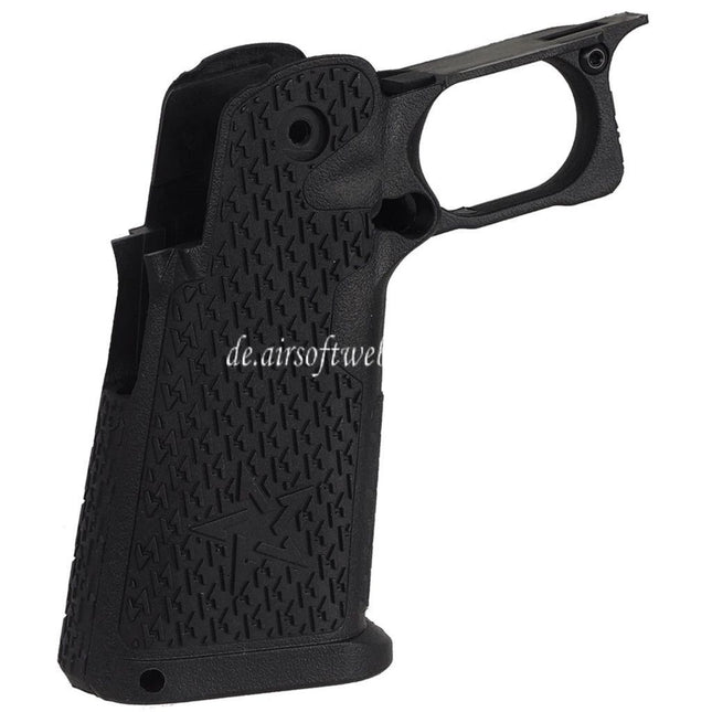 ARMY ARMAMENT Volle Größe Geriffelter Griff Geeignet für R611 R612 R613 R615 2011 Staccato P Hi-Capa Serie GBB Pistolen Schwarz
