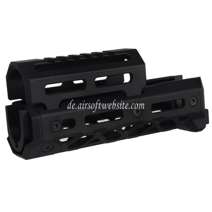 5KU KPYK CRC 1U040 Stil 158mm M-LOK Obere Untere Handschutz Schienen System Geeignet für Tokyo Marui AKM Serie GBB Gewehre Airsoft