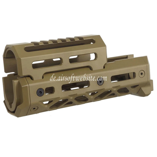 5KU KPYK CRC 1U040 Stil 158mm M-LOK Obere Untere Handschutz Schienen System Geeignet für Tokyo Marui AKM Serie GBB Gewehre Airsoft