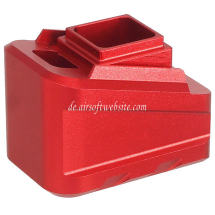 5KU CNC Aluminum Magazin Verlängerungs Basis Geeignet für SIG Air VFC P320 M17 M18 X-Serie GBB Pistolen Airsoft