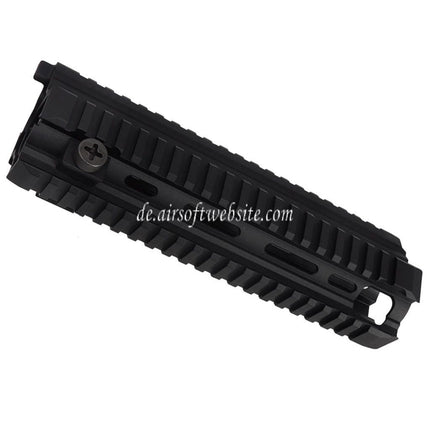 E&C 9 Zoll 416D Stil Handschutz Schienen System geeignet für E&C VFC HK416 Serie AEG Gewehre Airsoft Schwarz