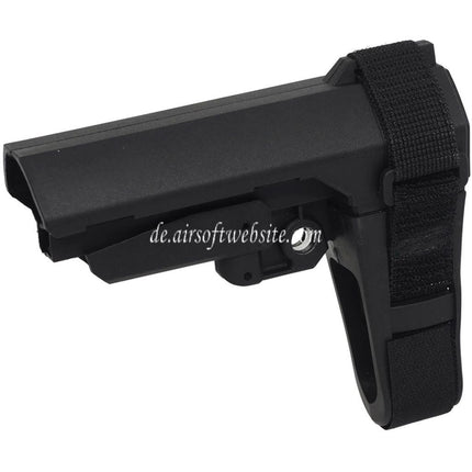 DOUBLE BELL Minimalist SBA3 Stabilisierende Stütze Schaft Geeignet für AR M4 M16 Serie AEG Gewehre Airsoft