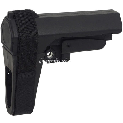 DOUBLE BELL Minimalist SBA3 Stabilisierende Stütze Schaft Geeignet für AR M4 M16 Serie AEG Gewehre Airsoft