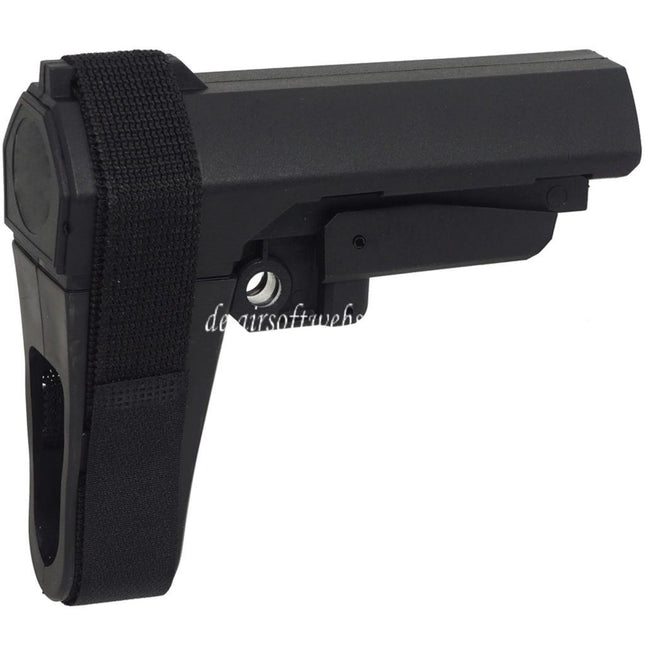 DOUBLE BELL Minimalist SBA3 Stabilisierende Stütze Schaft Geeignet für AR M4 M16 Serie AEG Gewehre Airsoft