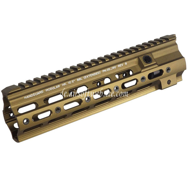 5KU 245mm CNC Aluminum SMR Taktisches Handschutz schienen system Geeignet für VFC Umarex HK416 GBB Gewehre Airsoft