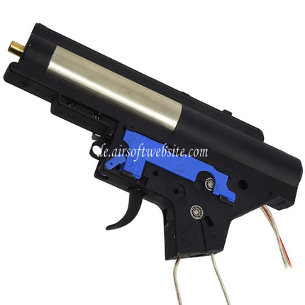 E&C 8mm QD Schnellverschluss Lang V2 Version 2 Komplettes Getriebe Geeignet für SR25 Serie AEG Gewehre Airsoft