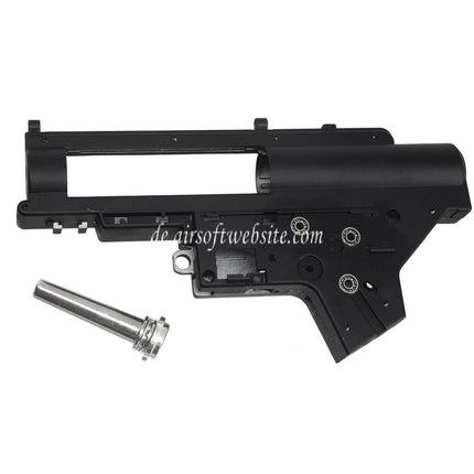 E&C 8mm QD Schnellverschluss Lang Getriebe Gehäuse Geeignet für HK417 G28 Serie AEG Gewehre Airsoft