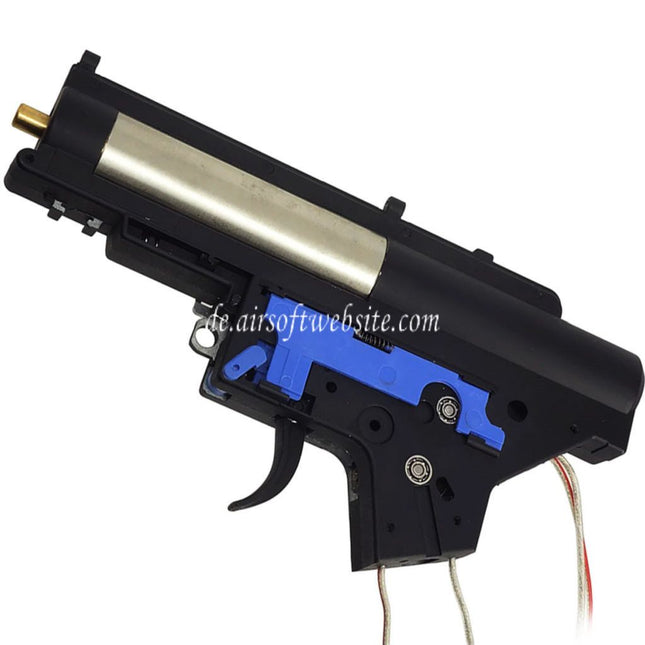 E&C 8mm QD Schnellverschluss Lang Komplettes Getriebe Geeignet für HK417 G28 Serie AEG Gewehre Airsoft