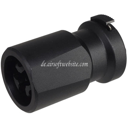 E&C Blackout 51T 3-polig Feuerdämpfer mit Blast Diverter Geeignet für -14mm CCW Gewinde gegen den Uhrzeigersinn