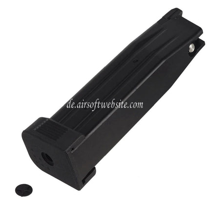 ARMY ARMAMENT 30rd Gas Magazin R611 R613 Staccato Geeignet für Hi-Capa Serie GBB Pistolen Airsoft Schwarz