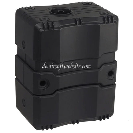 DOUBLE BELL Elektrisch Hochgeschwindigkeit Auto BB Loader (1300rd) Geeignet für 6mm AEG GBB Magazin Schwarz