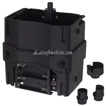 DOUBLE BELL Elektrisch Hochgeschwindigkeit Auto BB Loader (1300rd) Geeignet für 6mm AEG GBB Magazin Schwarz