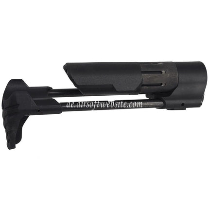 E&C PDW Schaft Geeignet für AR M4 M16 Serie AEG Gewehre Airsoft Schwarz