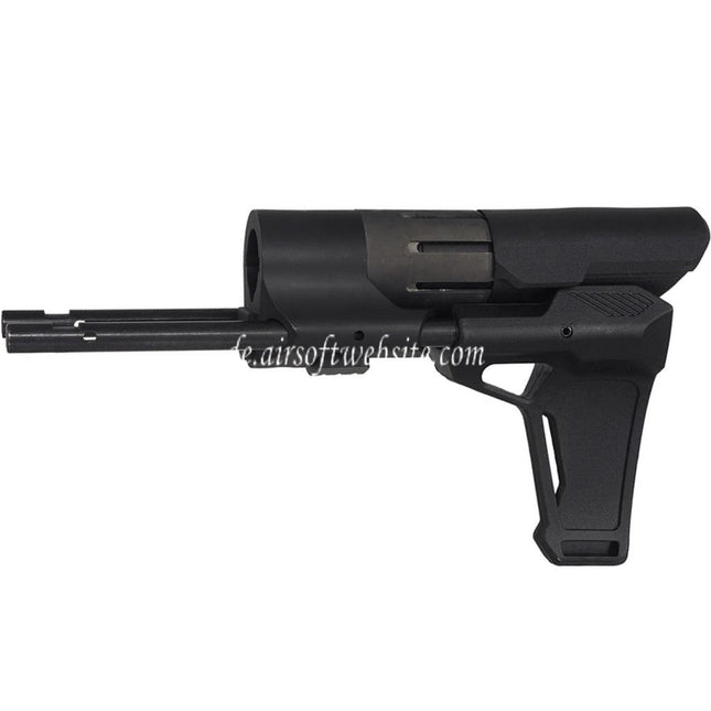 E&C PDW Stabilisator Geeignet für AR M4 M16 Serie AEG Gewehre Airsoft Schwarz